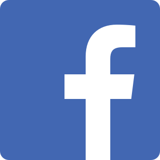 Logo portalu społecznościowego facebook, niebieski kwardrat z białą literą f.
